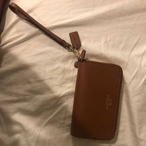 Coach clutch wristlet